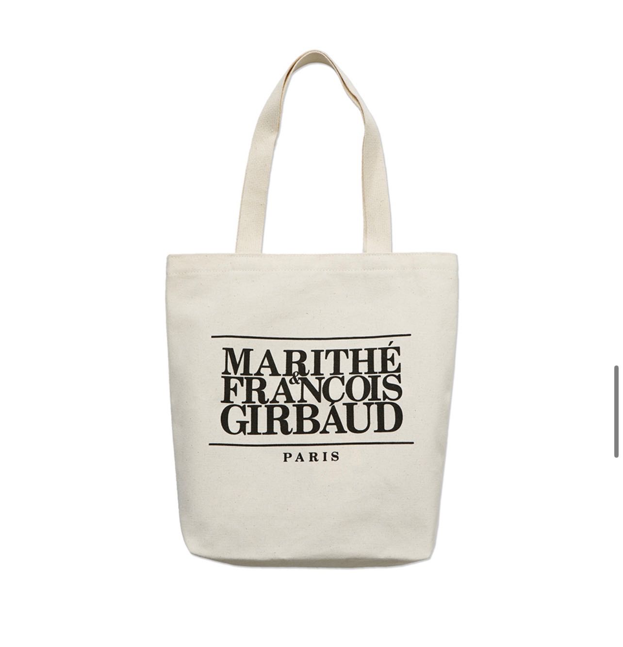 พร้อมส่ง -  marithe francois girbaud tote bag กระเป๋าผ้าสีขาว