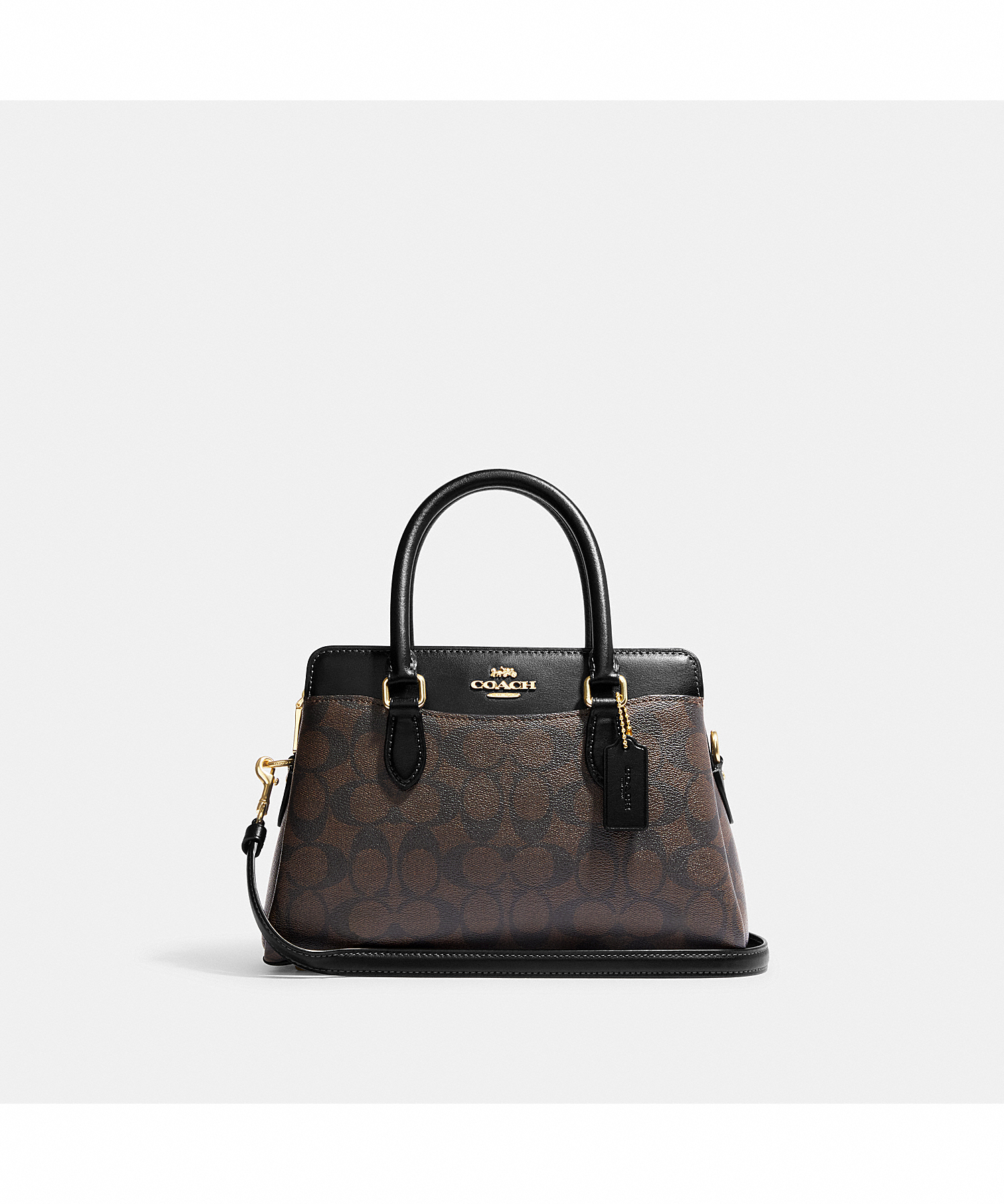 COACH MINI DARCIE CARRYALL IN SIGNATURE CANVAS CH174 IMAA8