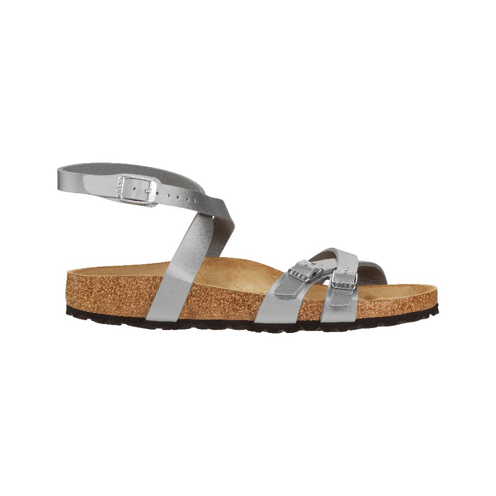 Birkenstock รองเท้าแตะรัดส้น ผู้หญิง รุ่น Blanca สี Silver - 1018901 (regular)