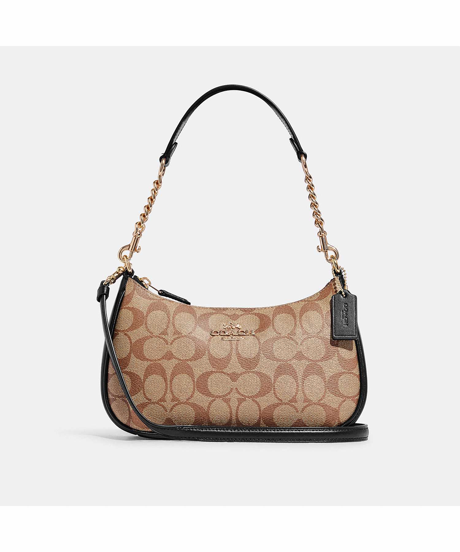 COACH TERI SHOULDER BAG IN SIGNATURE CANVAS CA548 IMCBI