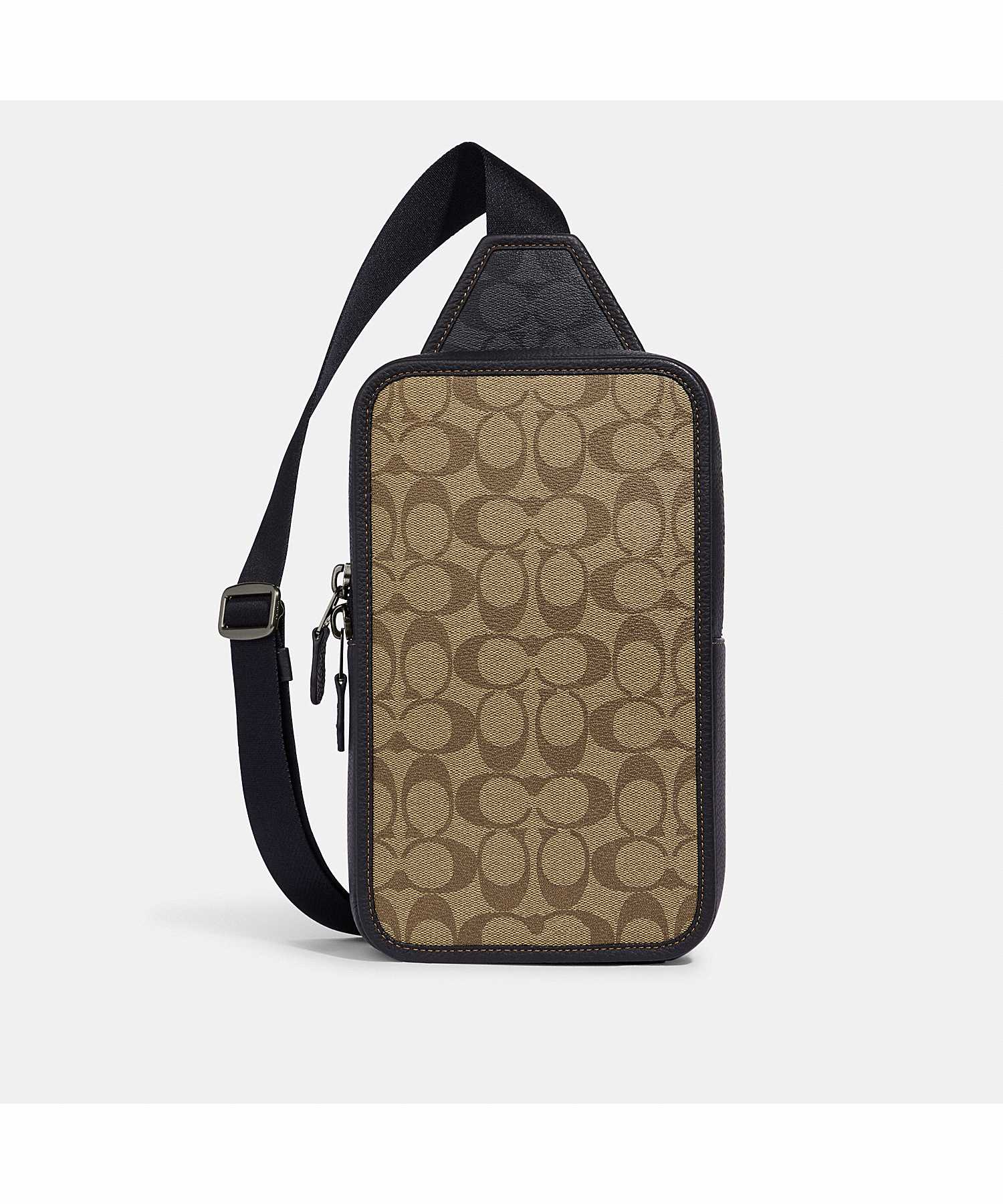 COACH SULLIVAN PACK IN BLOCKED SIGNATURE CANVAS C9865 QBTUP