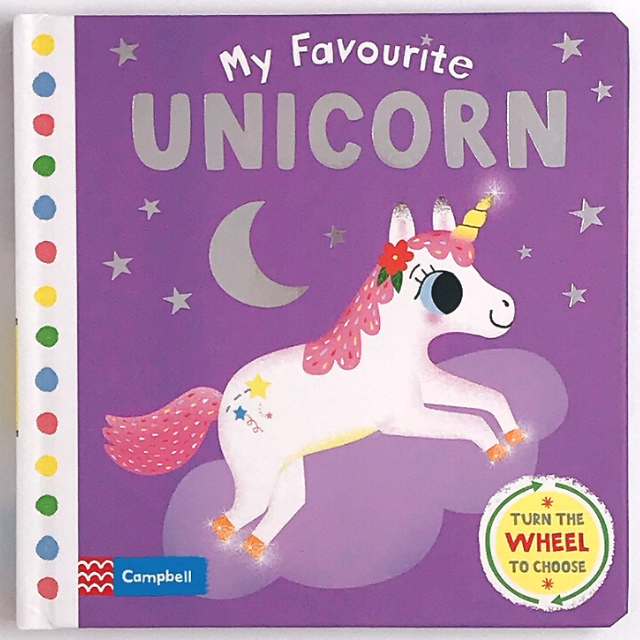 บอร์ดบุ๊ค Campbell: My Favourite Unicorn มีลูกเล่นเปิดปิด