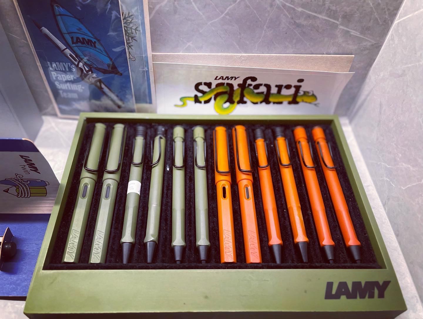 LAMY Safari Gen 1 ( No ปั๊ม ) , Gen 2 ( W.ger) Savannah Green & Terracotta 