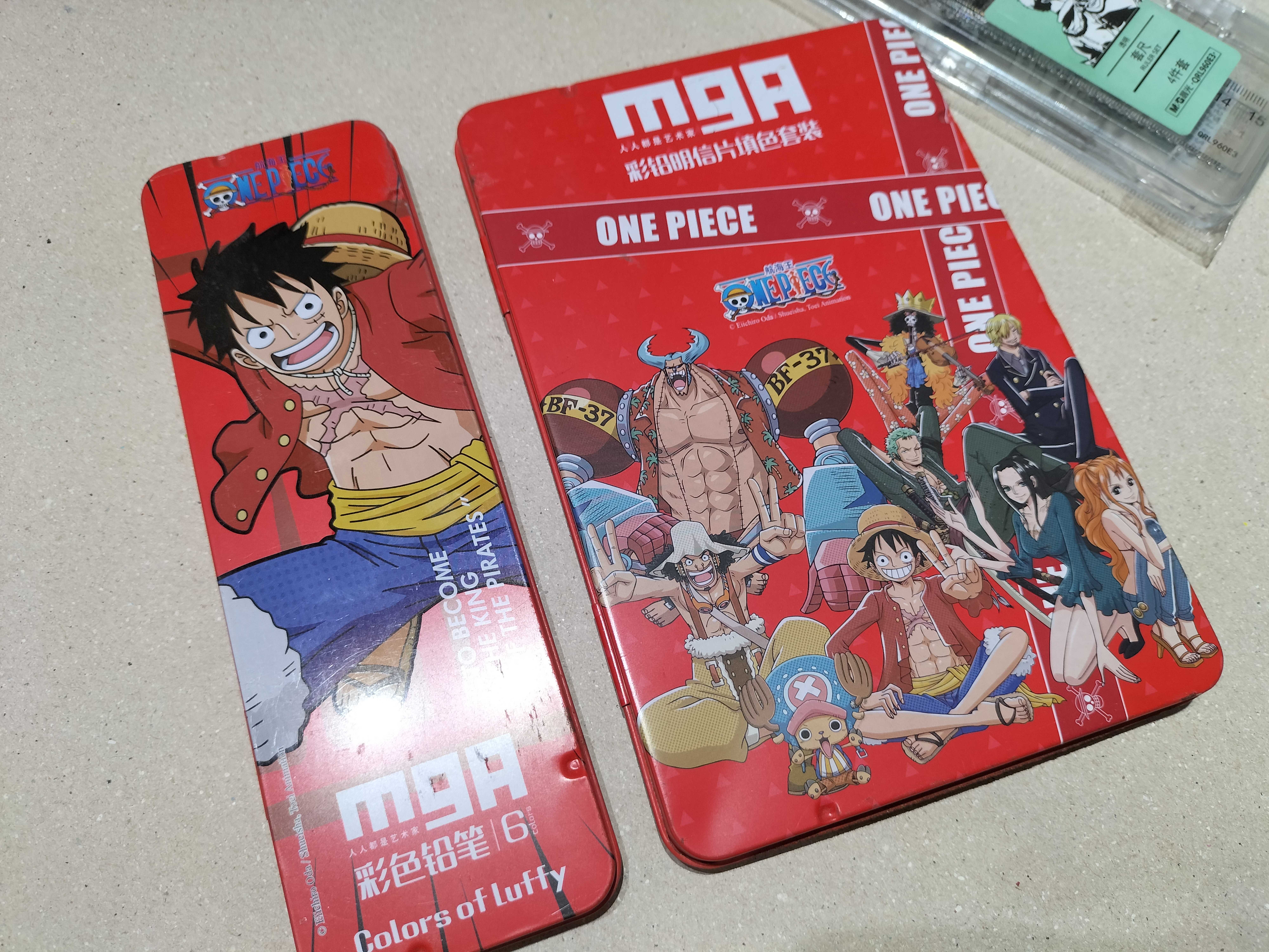 M&G กล่องเหล็กพร้อม 8 สี One piece