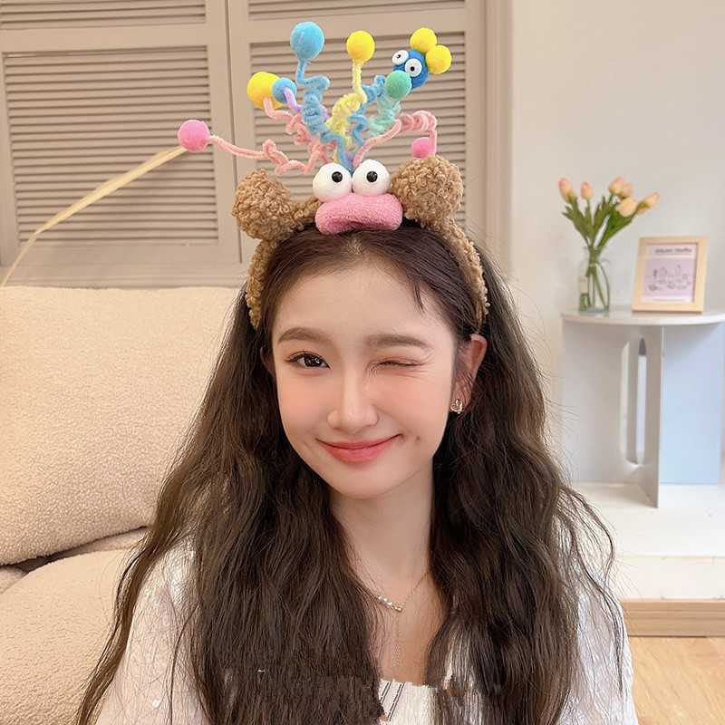 🍒 พร้อมส่ง 🍒 ที่คาดผม สาวกมอนเตอร์ ที่คาดผมตัวตุ๊กตา ที่คาดผมน่ารัก ที่คาดผมเกาหลี ที่คาดผมน่ารัก