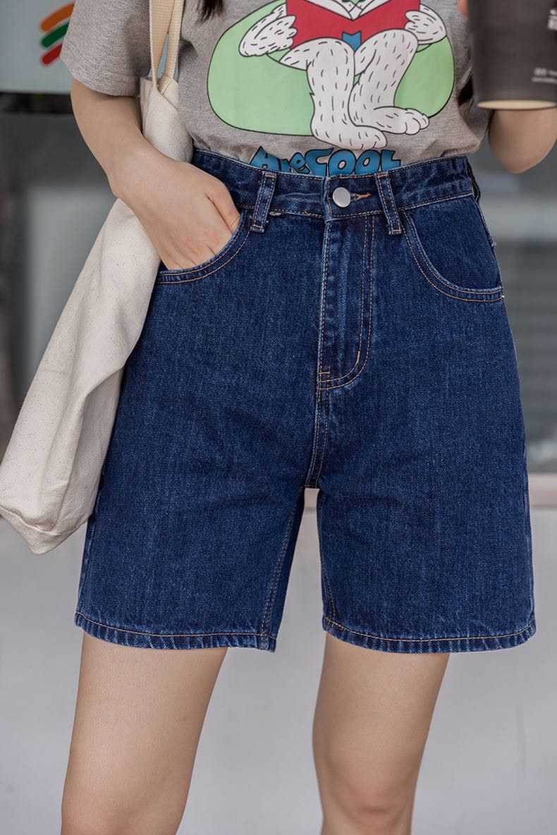 Motto denim shorts [pre order]