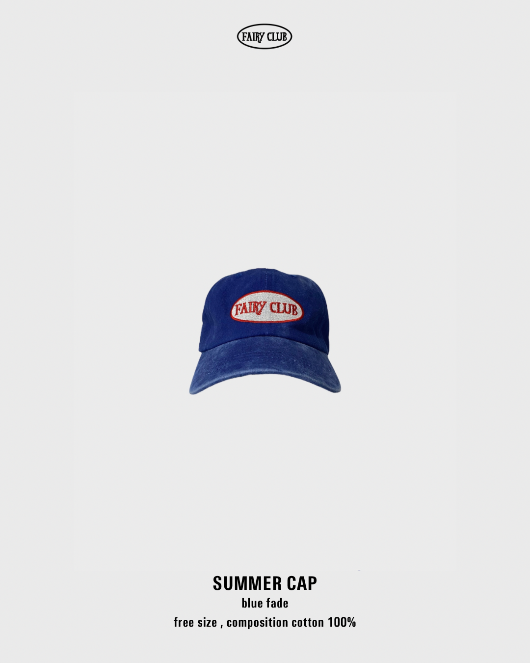 SUMMER CAP (blue fade)
