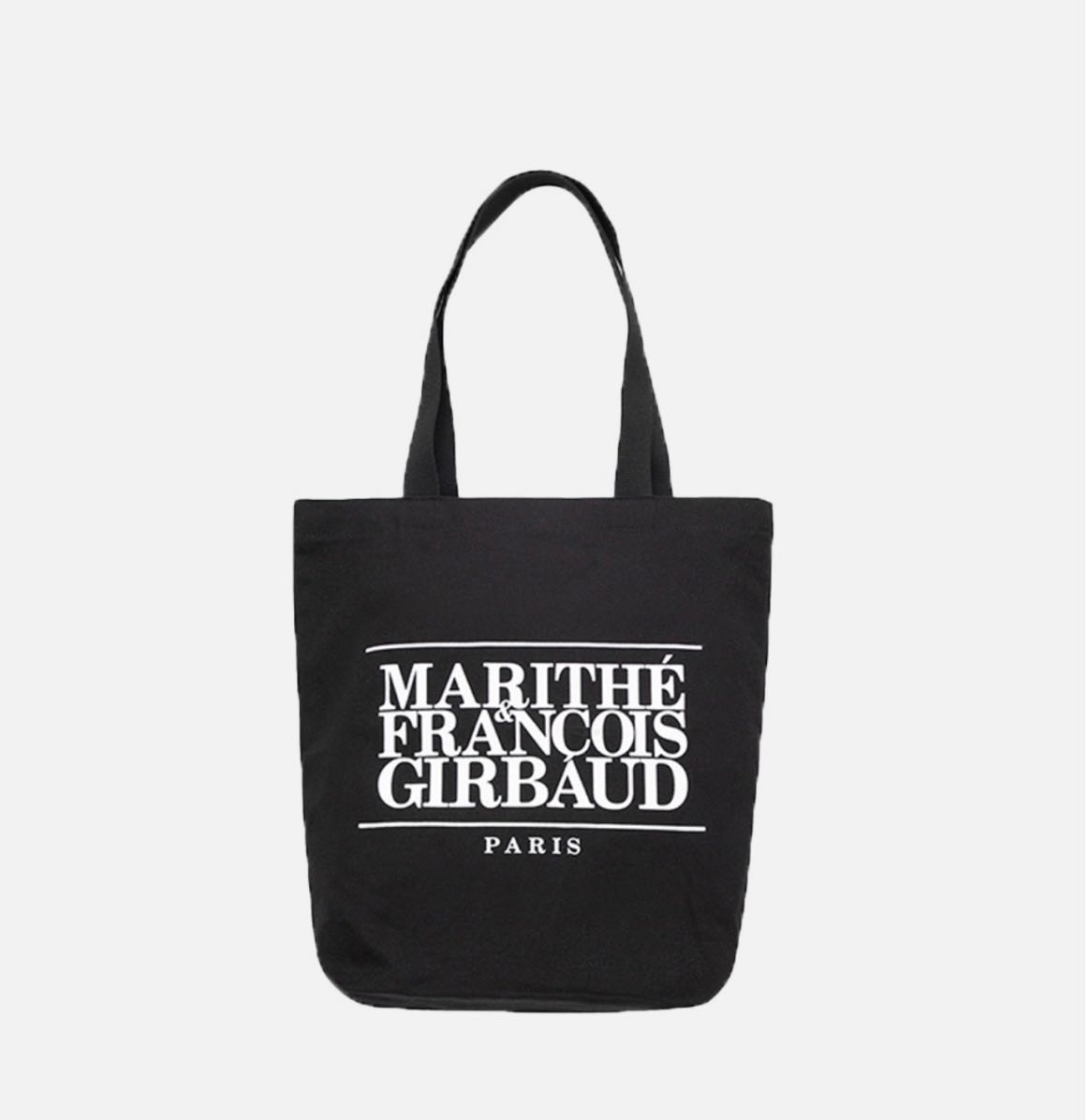 พร้อมส่ง - marithe francois girbaud tote bag กระเป๋าผ้าสีดำ