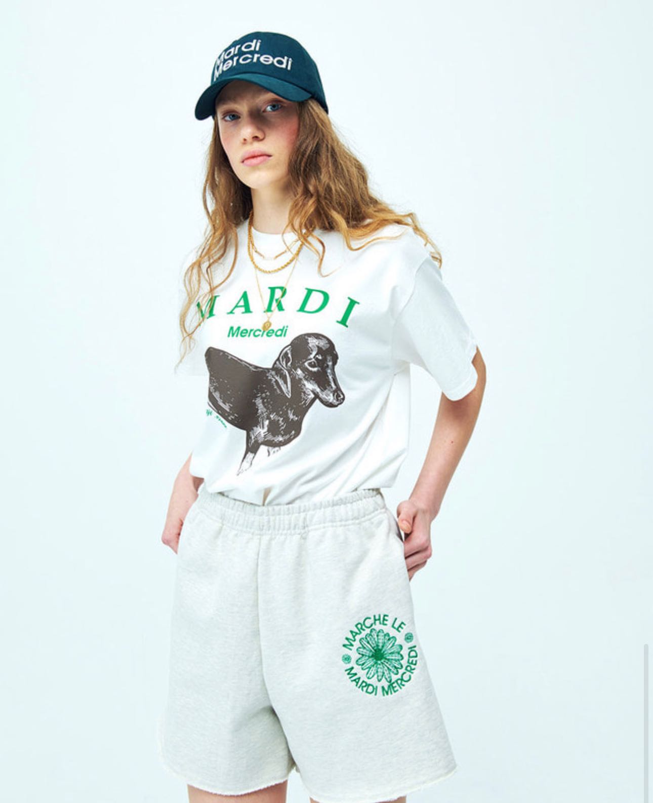 Mardi T-shirt ddanji สีขาว (พร้อมส่ง)