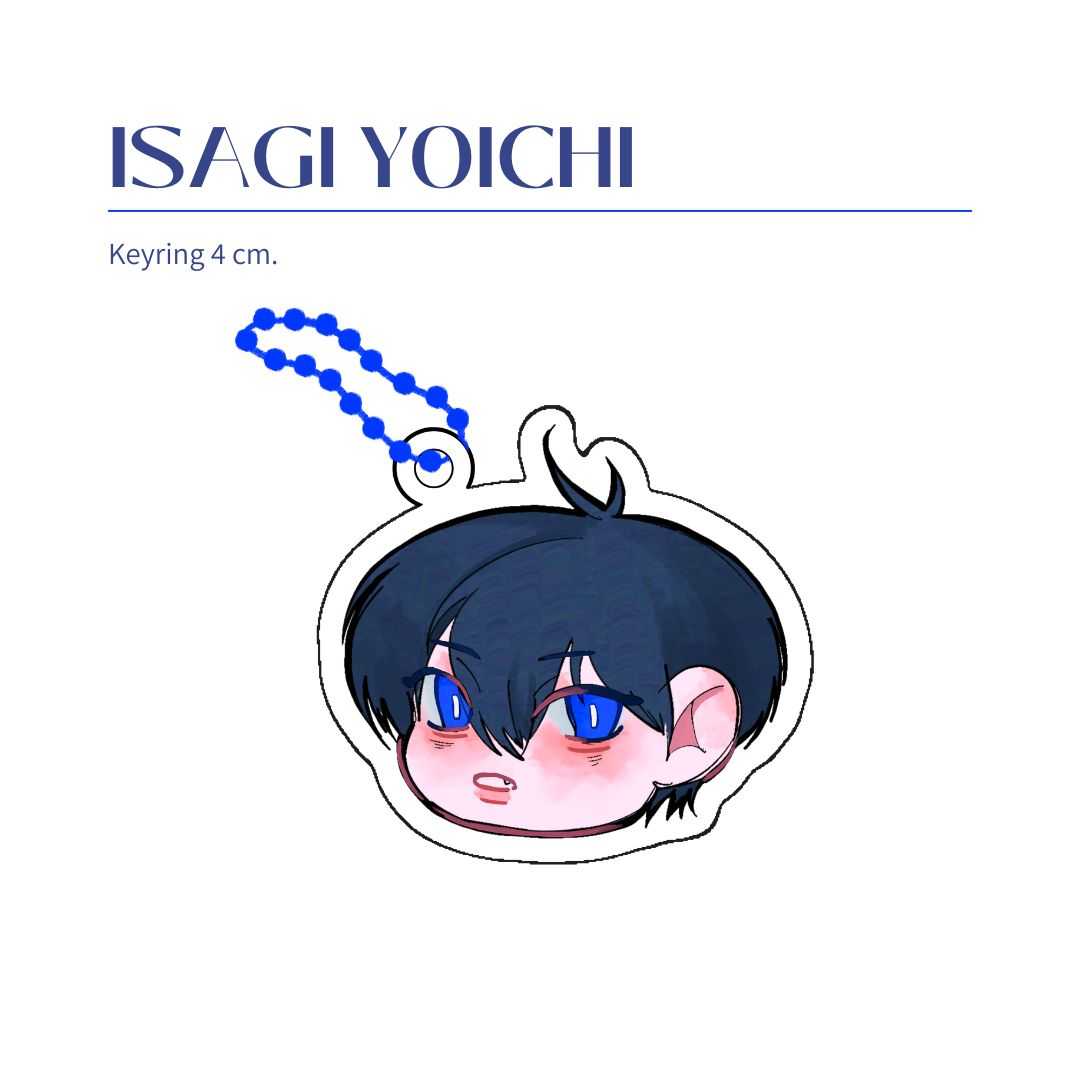 keyring 4 cm. - isagi