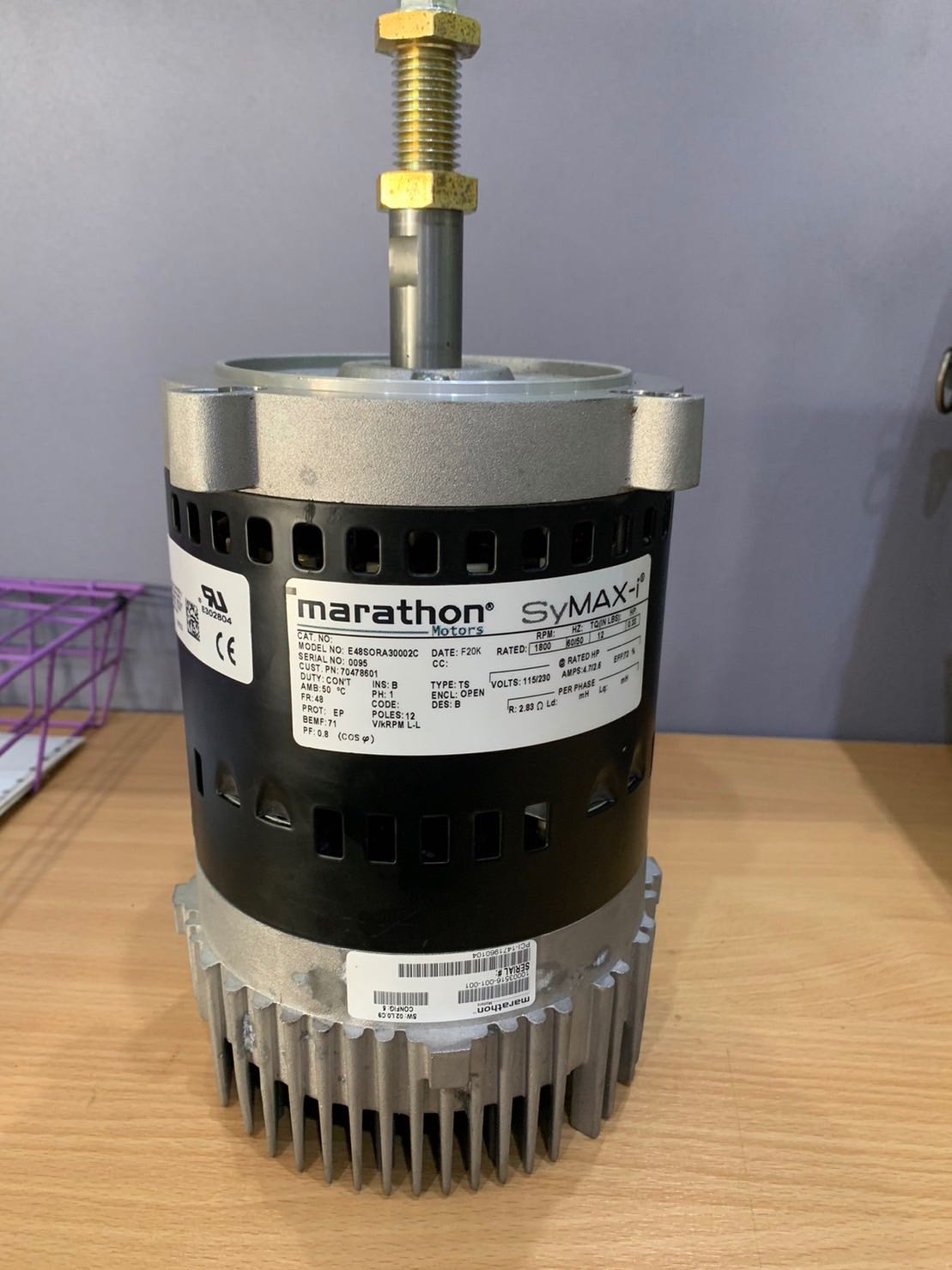 DX16 Drive Motor 0.33 HP; 120, 230 Volt/1 Phase  for Tumble Dryer (70489601P)-AA