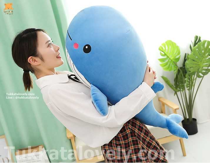 ตุ๊กตาปลาวาฬ ขนาด 50-80 cm.