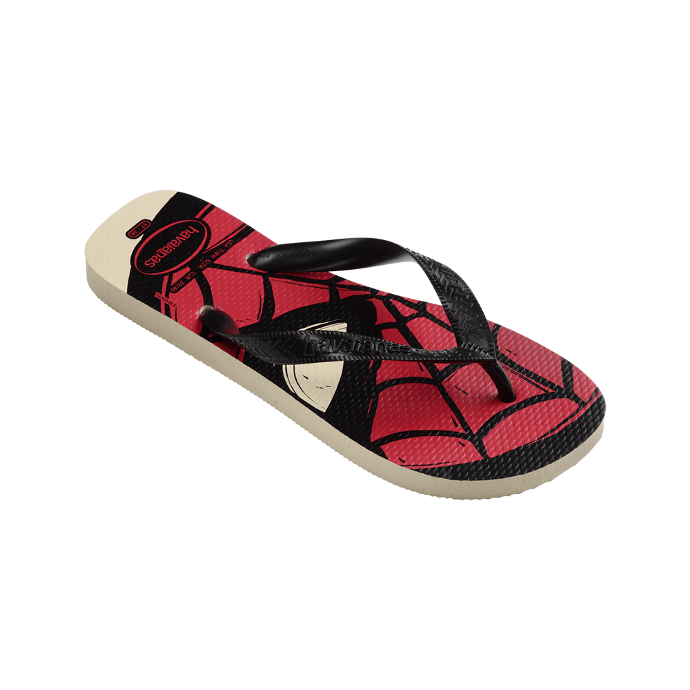 HAVAIANAS รองเท้าแตะผู้ชาย Top Marvel Logomania Flip Flops BEIGE 41469530121M_H2CMXX
