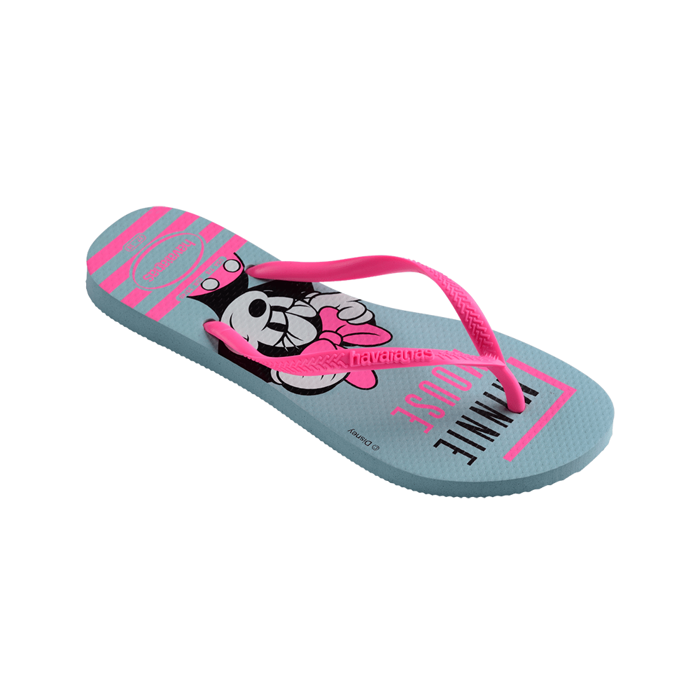 HAVAIANAS รองเท้าแตะผู้หญิง Slim Disney Flip Flops BLUE WATER 41412032404F_S3BLXX