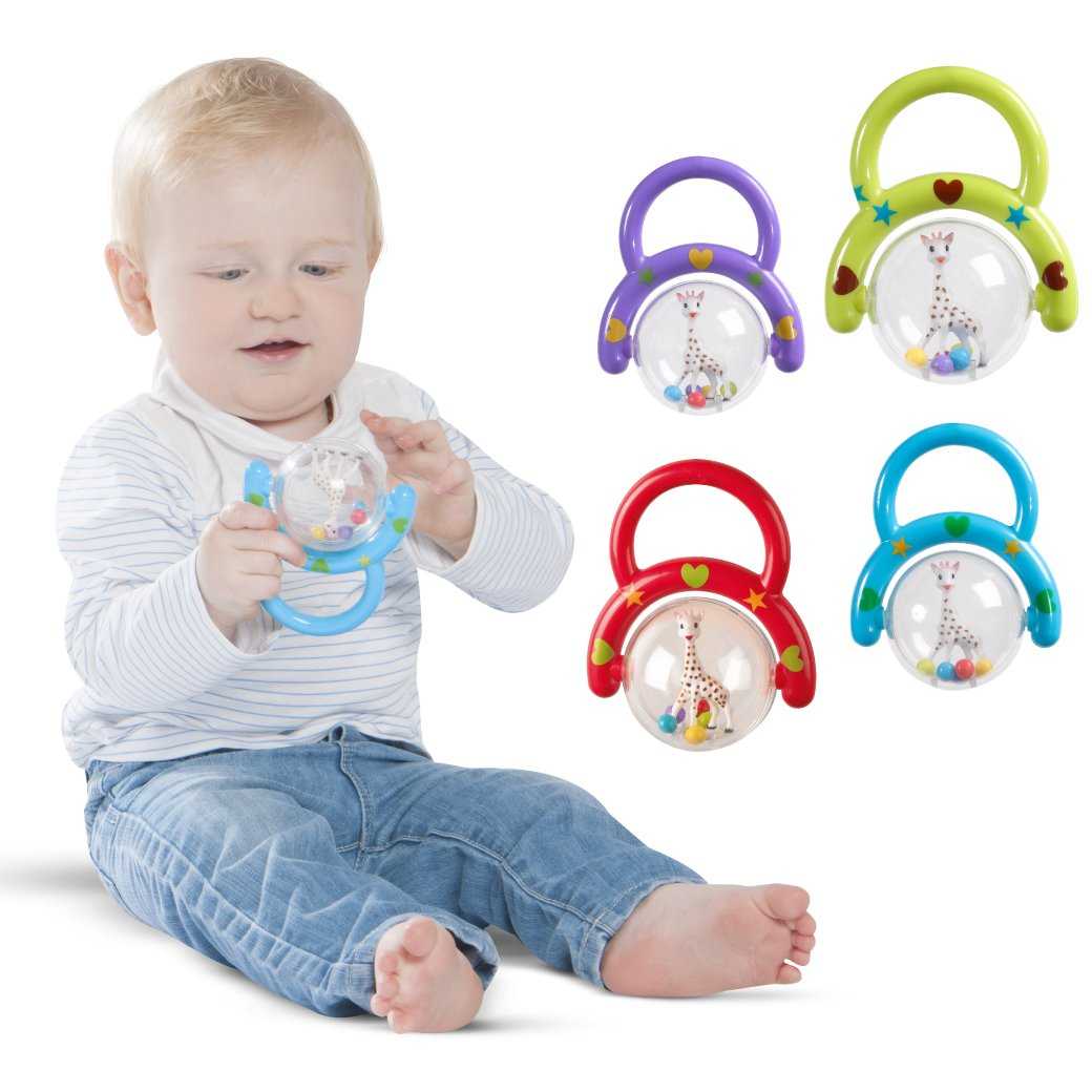 Sophie la girafe® Handle Rattle ของเล่นห่วงเขย่าโซฟีมีที่จับ