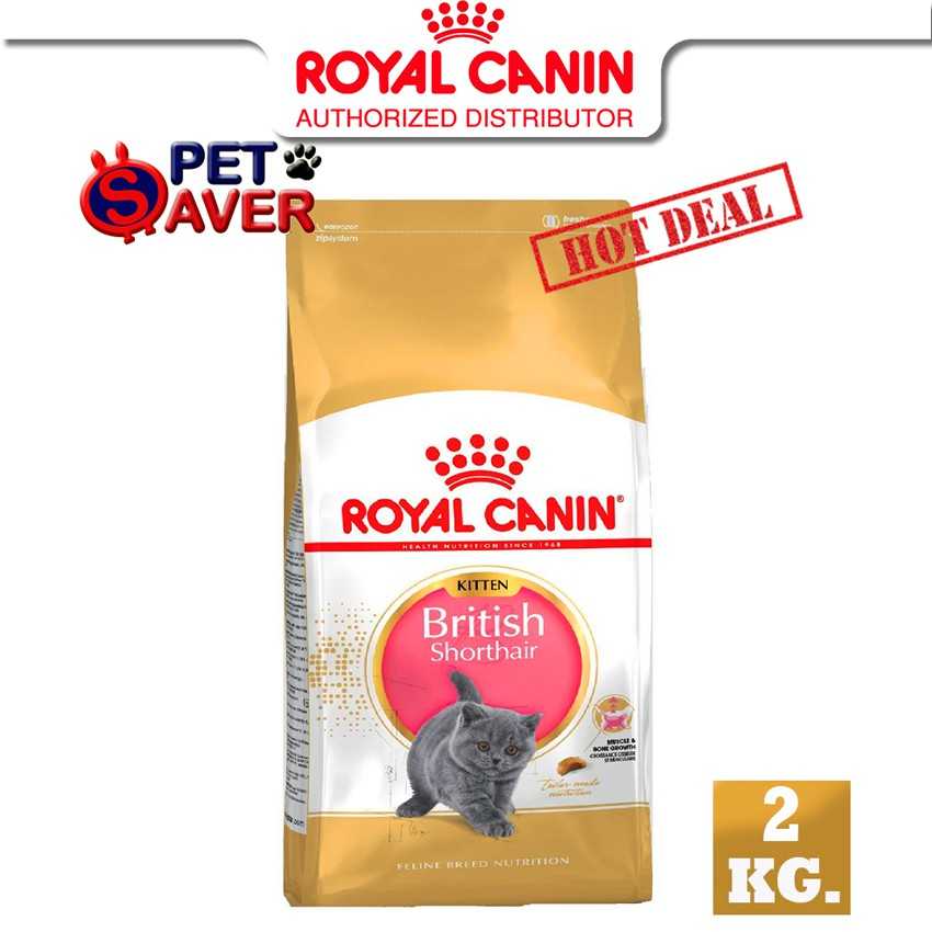 Royal Canin Kitten British Shorthair 2kg   อาหารลูกแมว บริติช ชอร์ตแฮร์ 2 kg