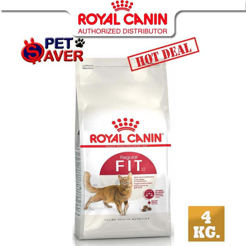 Royal Canin Fit 4Kg  สูตร แมวโต สมส่วน 4 kg สำหรับแมวโต อายุ 1 ปีขึ้นไป