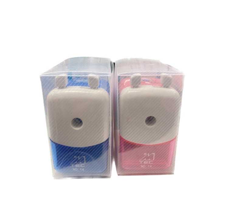 M-TEC เครื่องเหลาดินสอ สีเหลี่ยมเล็ก NO.14
