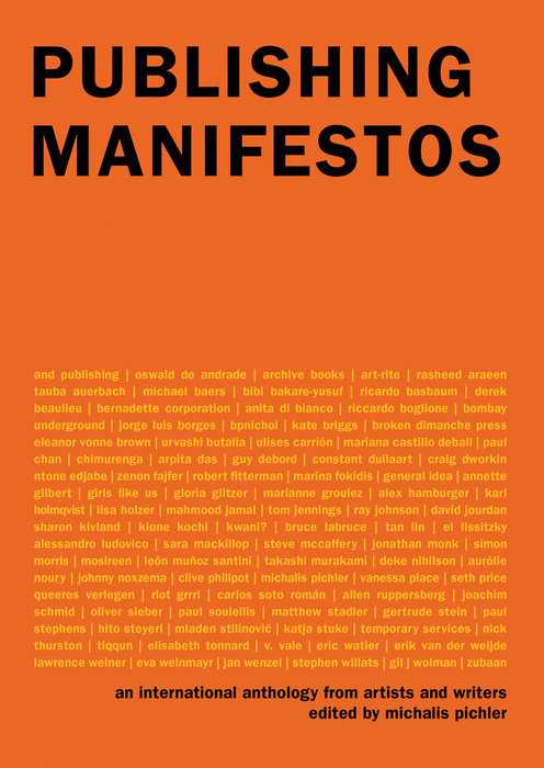 (Eng) Publishing Manifestos: An International Anthology from Artists and Writers
