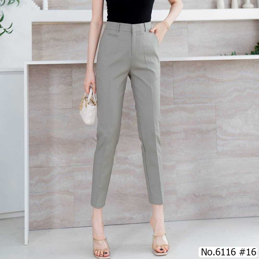 Maristar กางเกง9ส่วน No. 6116 ผ้าSpandex+Cotton(พรีเมี่ยม)