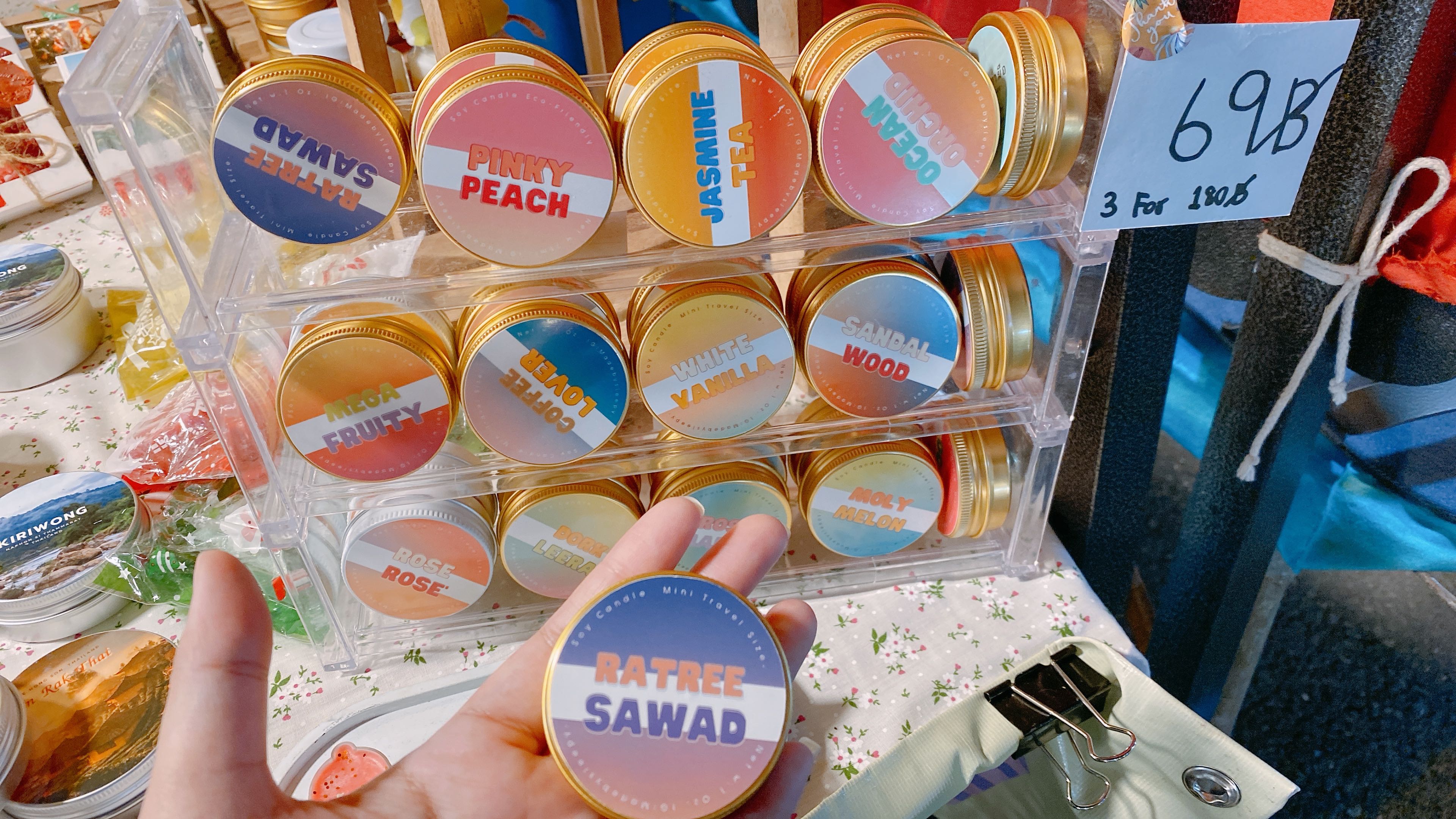 💢อัพเดทกลิ่นใหม่ 18 กลิ่น เทียนหอมไขถั่วเหลือง เทียนหอม 🕯 Soy candles (ไซส์ S = 30ml.) Tester