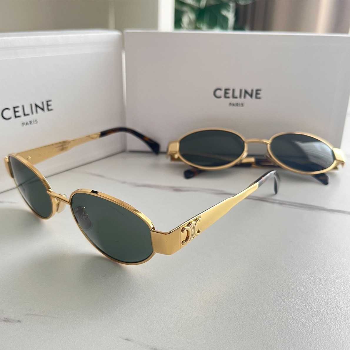 Celine sunglasses   ขาทอง 