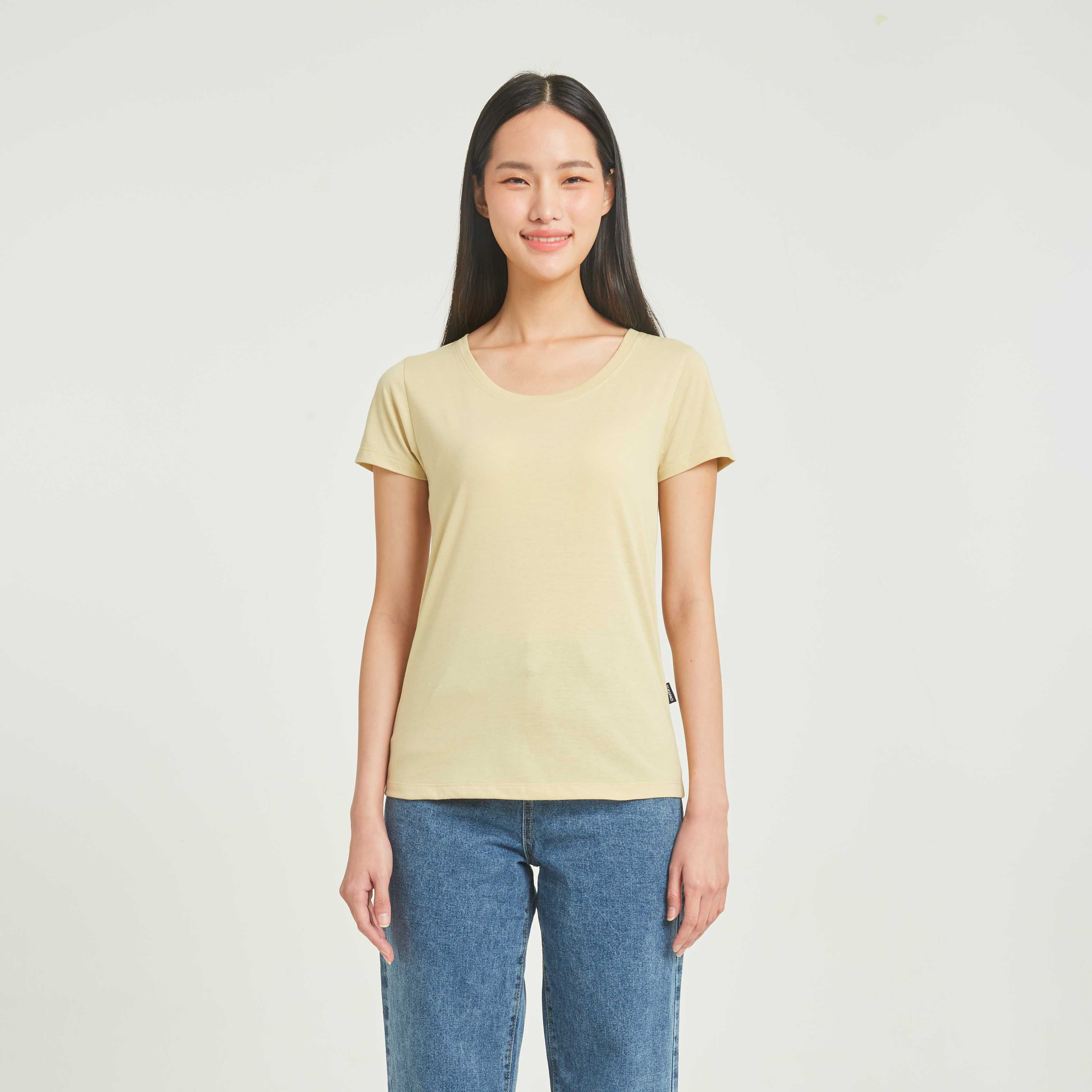 Yuedpao เสื้อยืดผู้หญิงคอกลม Women_คอกลม_Corn