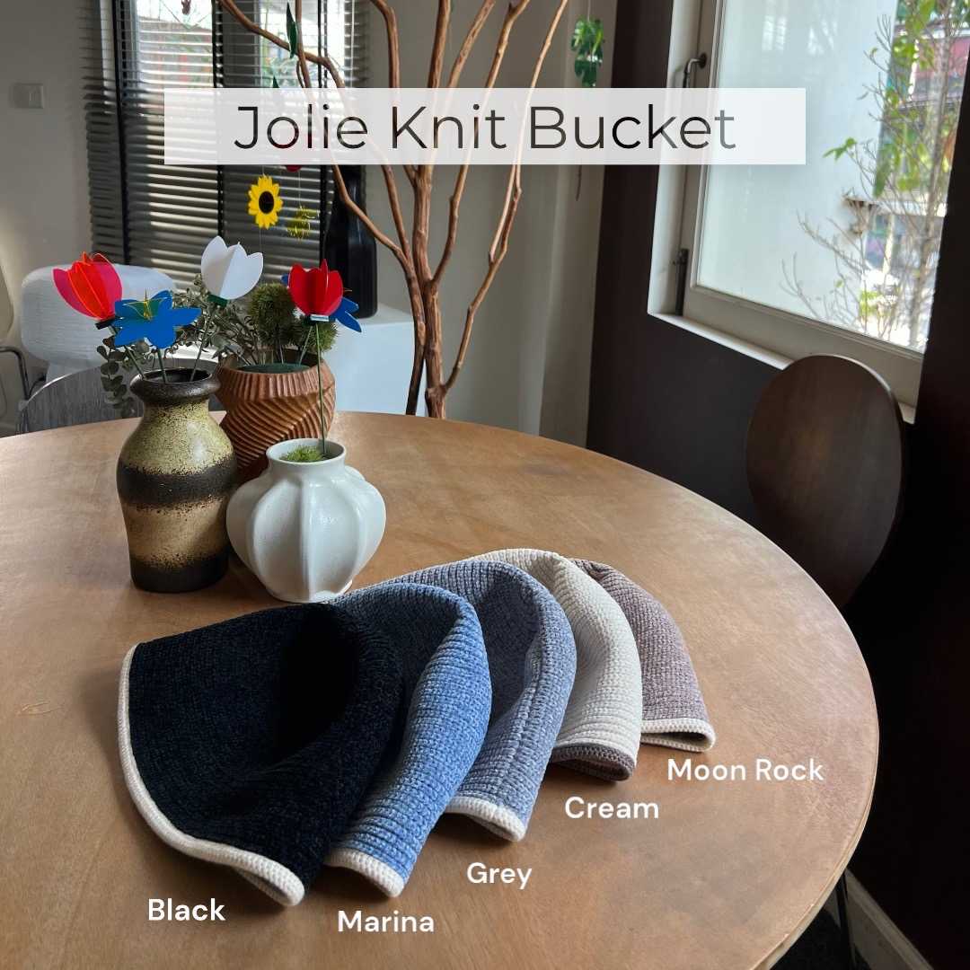Jolie Knit Bucket Hat H051 หมวกไหมพรมถัก