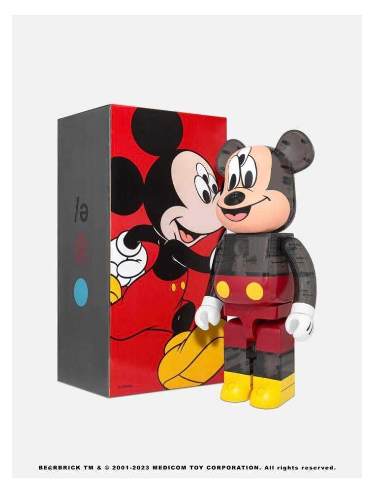 BE@RBRICK 3-EYED MICKEY Clot 1000%
