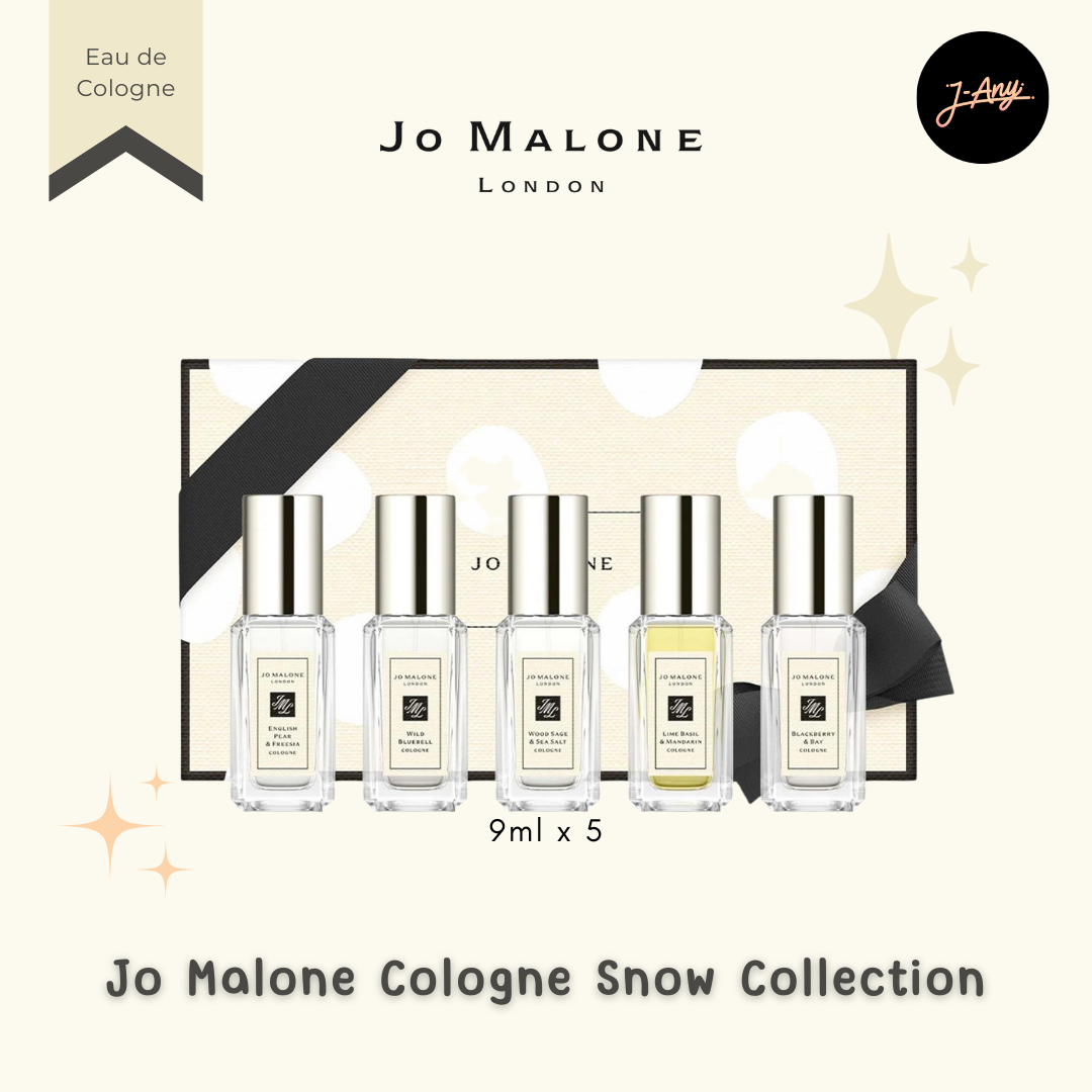 Jo Malone London ☃️ Snow Collection Cologne 9mlx5 กลิ่นในกล่อง รวมกันก็ 45ml คุ้มสุดๆค่า 🤩