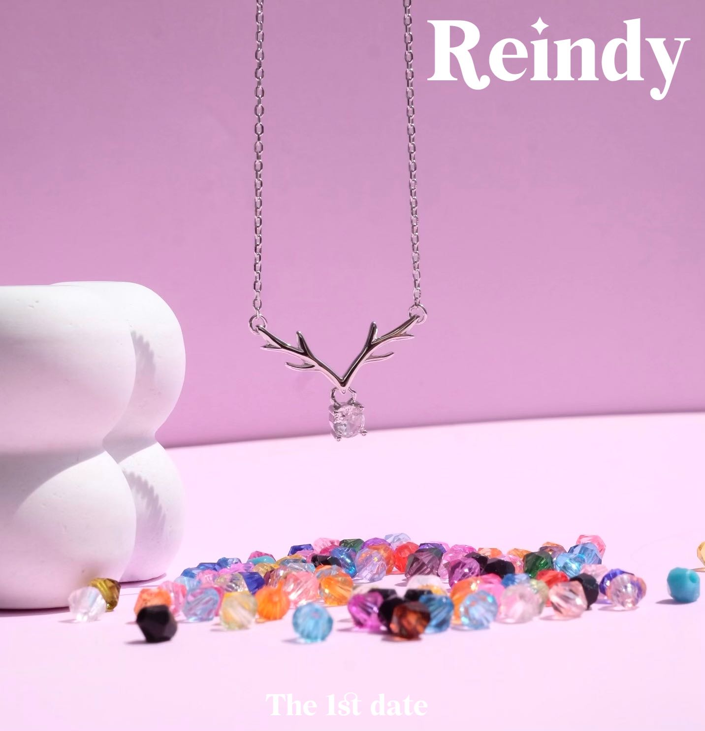 สร้อยคอรุ่นReindy-ส่งฟรึ(เงินแท้92.5%)