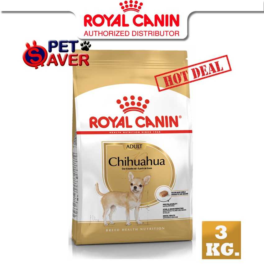 Royal Canin Chihuahua Adult 3Kg  สูตร หมาโต ชิวาว่า 3 kg