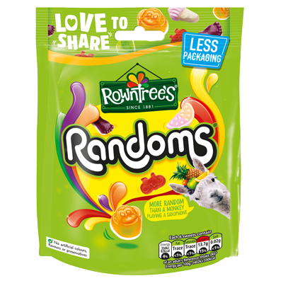 Rowntrees SINCE 1881 เยลลี่รสผลไม้รวมเคี้ยวหนึบอร่อย 150 g รส Randoms สินค้าจาก USA