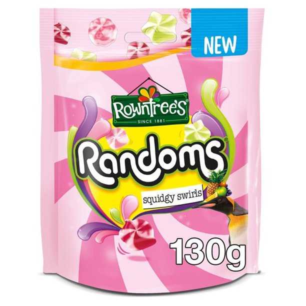 Rowntrees SINCE 1881 เยลลี่รสผลไม้รวมเคี้ยวหนึบอร่อย 130 g รส Randoms yoghurty สินค้าจาก USA