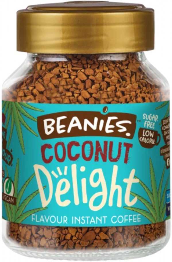 BEANIES Instant Coffee รส Coconut Delight น้ำหนัก 50 กรัม สินค้านำเข้าจากอังกฤษ