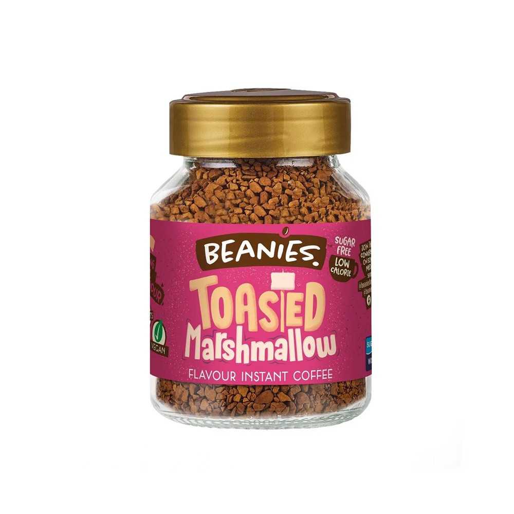 BEANIES Instant Coffee รส Toasied Marshmallow น้ำหนัก 50 กรัม สินค้านำเข้าจากอังกฤษ exp.28/02/25