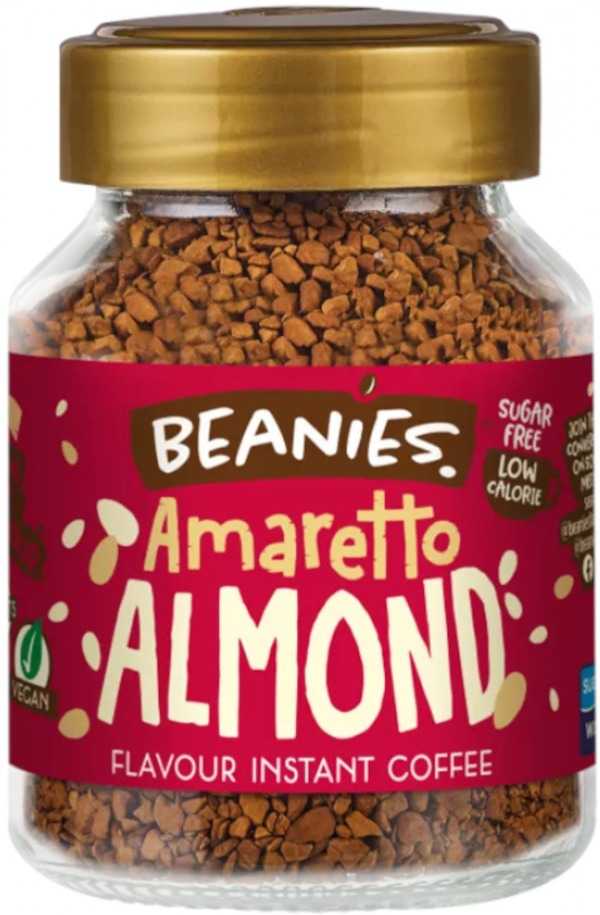 BEANIES Instant Coffee รส Amaretto Almond น้ำหนัก 50 กรัม สินค้านำเข้าจากอังกฤษ exp.28/02/25