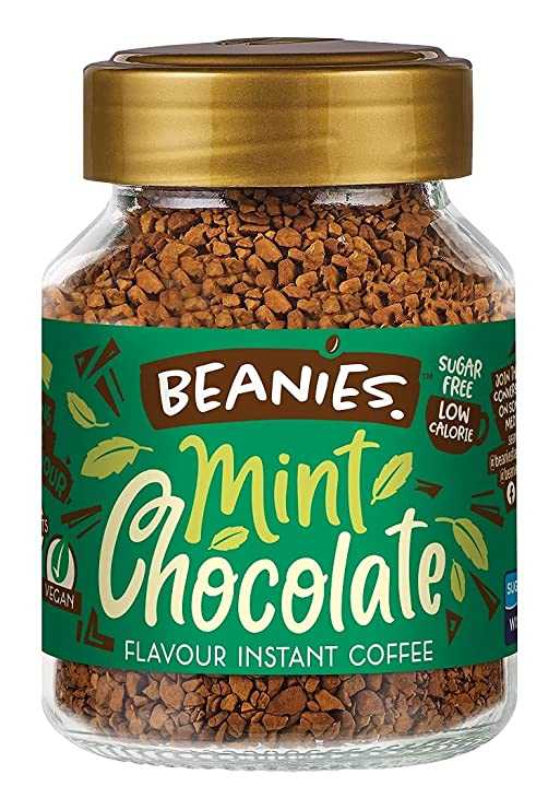 BEANIES Instant Coffee รส mint Chocolate น้ำหนัก 50 กรัม สินค้านำเข้าจากอังกฤษ exp. 13/04/25