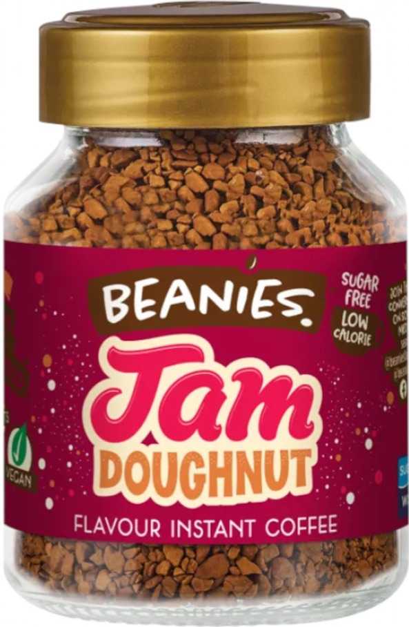 BEANIES Instant Coffee รส Jam  Dougnut น้ำหนัก 50 กรัม สินค้านำเข้าจากอังกฤษ exp.25/08/25