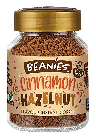 BEANIES Instant Coffee รส Cinnamon Hazelnutน้ำหนัก 50 กรัม สินค้านำเข้าจากอังกฤษ exp.28/02/25