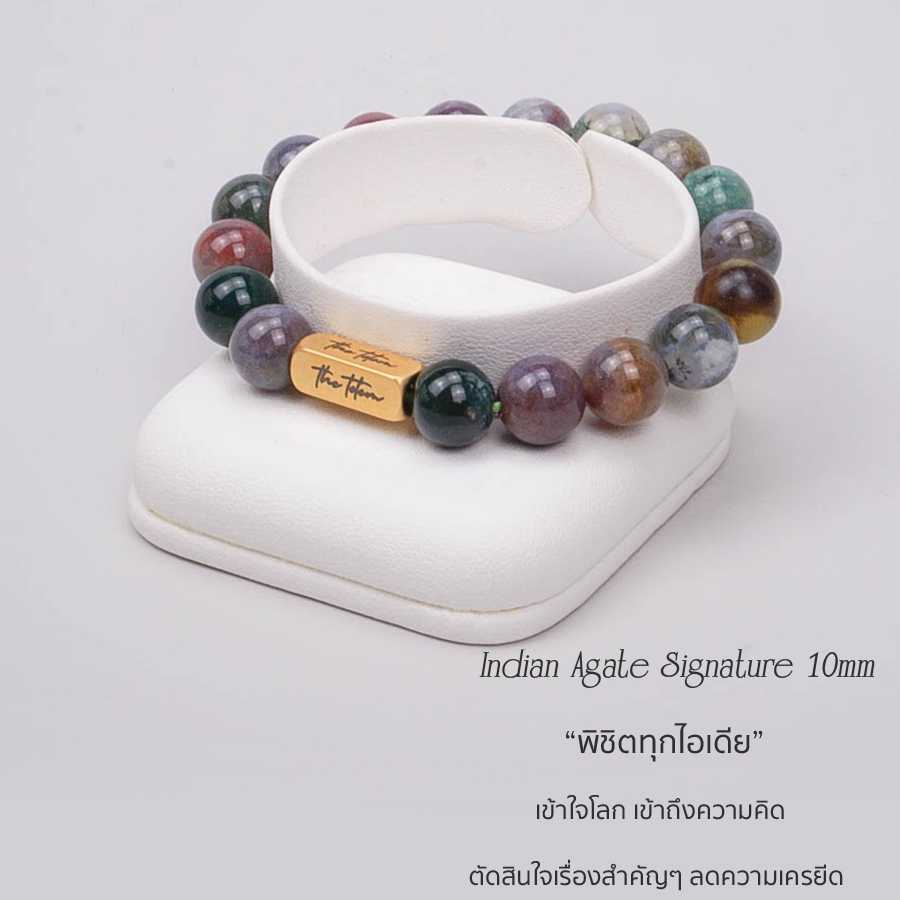 กำไลหิน The Totem Indian Agate Signature Bracelet