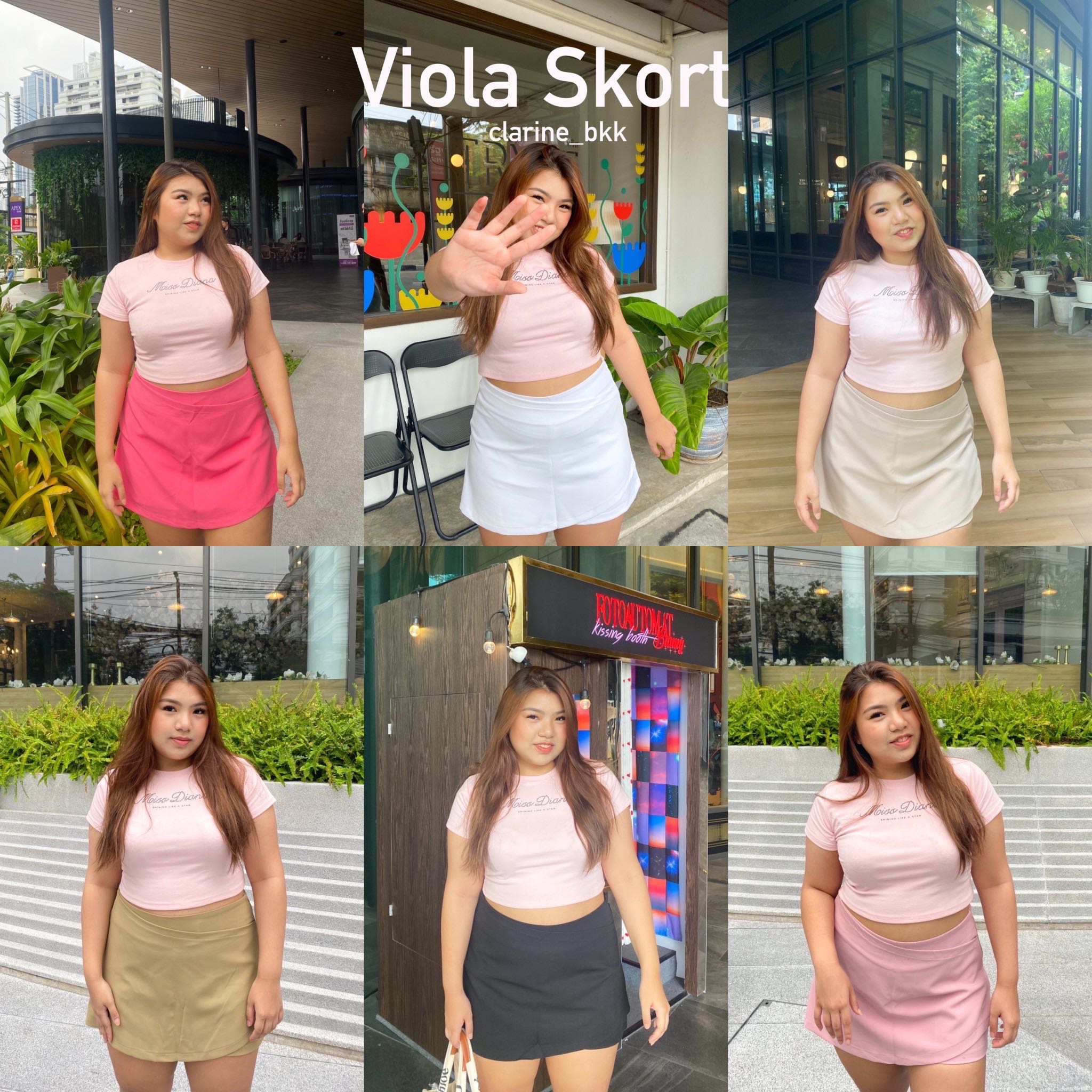 กระโปรงกางเกง รุ่น viola skort