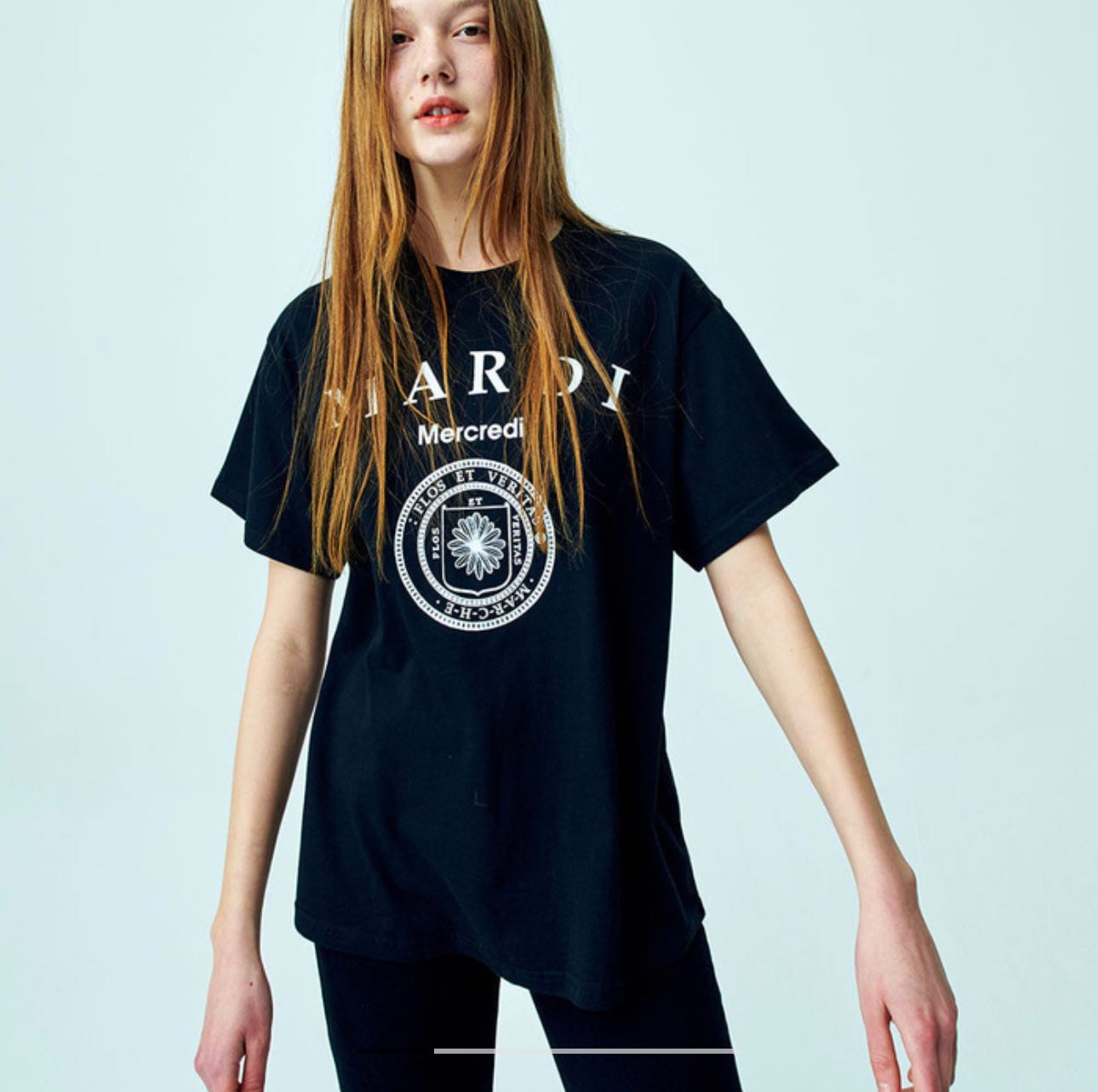 [PRE-ORDER] MARDI MERCREDI TSHIRT UNIV_BLACK WHITE