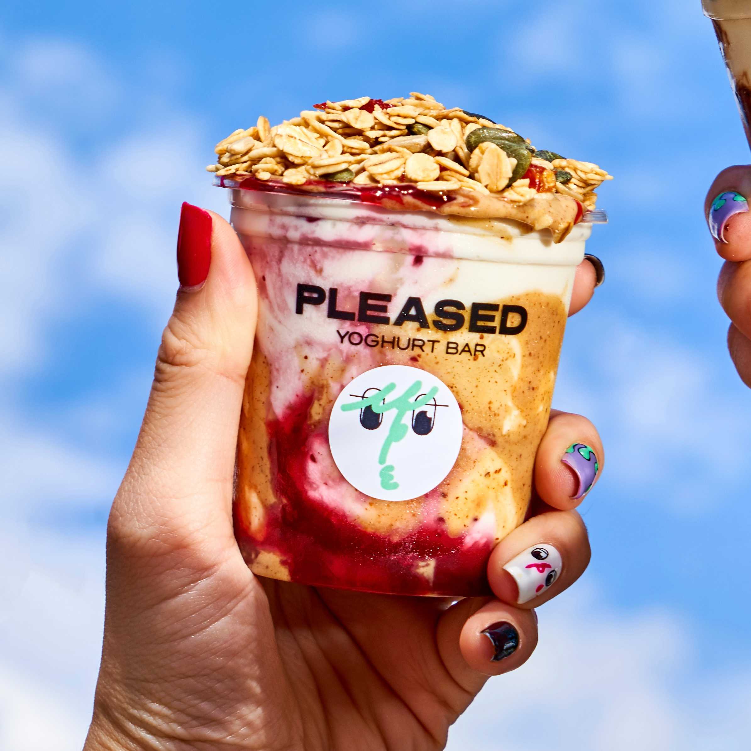 [โยเกิร์ต] Almond butter and Jelly Yoghurt