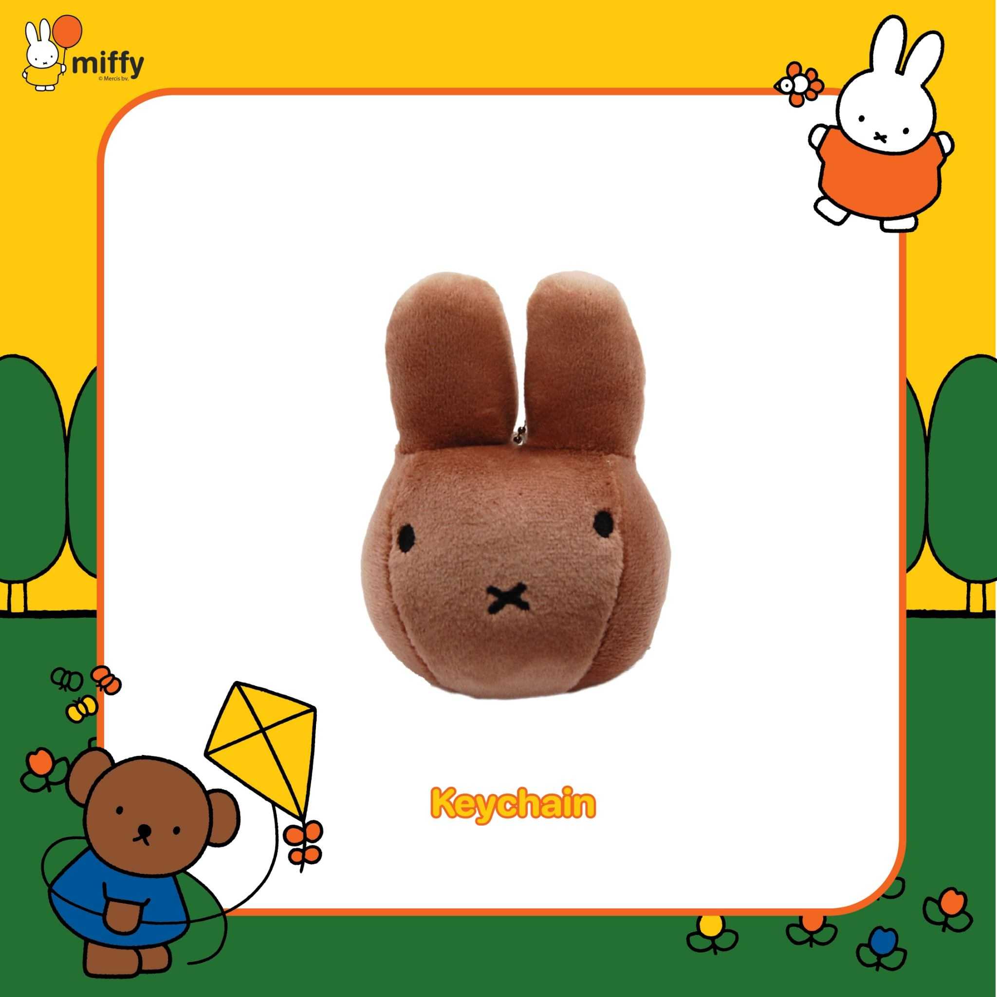 Codec Keychain - Miffy Head Brown
