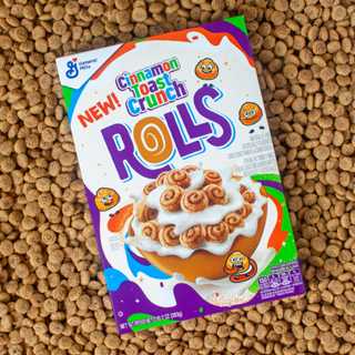 CINNAMON TOAST CRUNCH ROLLS อาหารเช้าซีเรียลสชาติของซินนามอนโรล ขนาดใหญ่ น้ำหนัก 303 กรัม