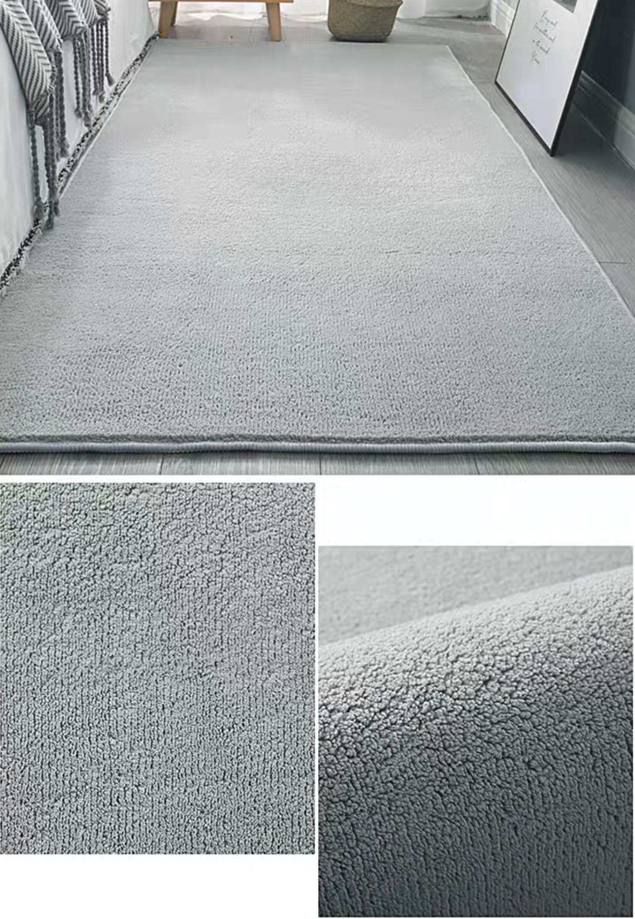 พรมแต่งบ้าน พรมปูพื้น  ขนาด 120x160cm รุ่น Super Smooth