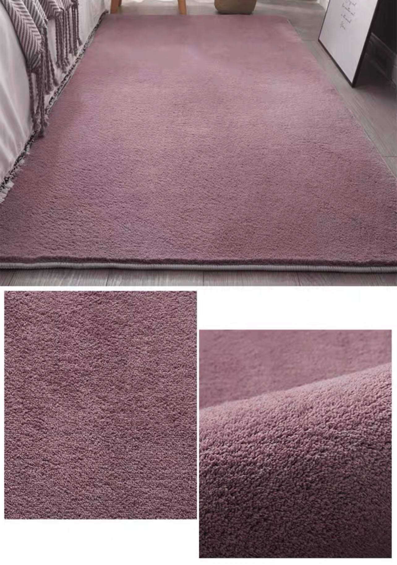 พรมแต่งบ้าน พรมปูพื้น ขนาด 120x160cm รุ่น Super Smooth