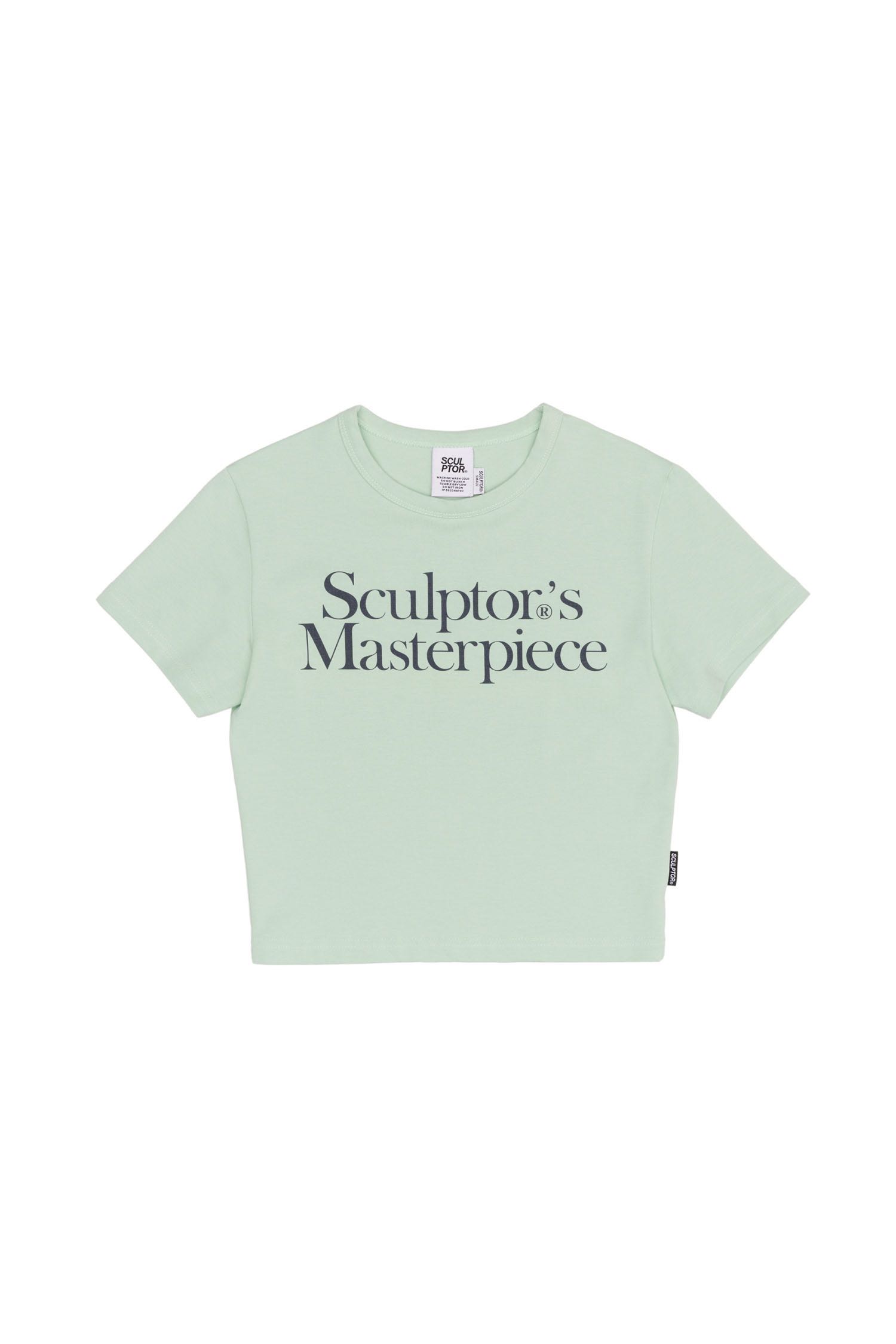 (พร้อมส่ง) Masterpiece Crop Tee Mint M /SCULPTOR 