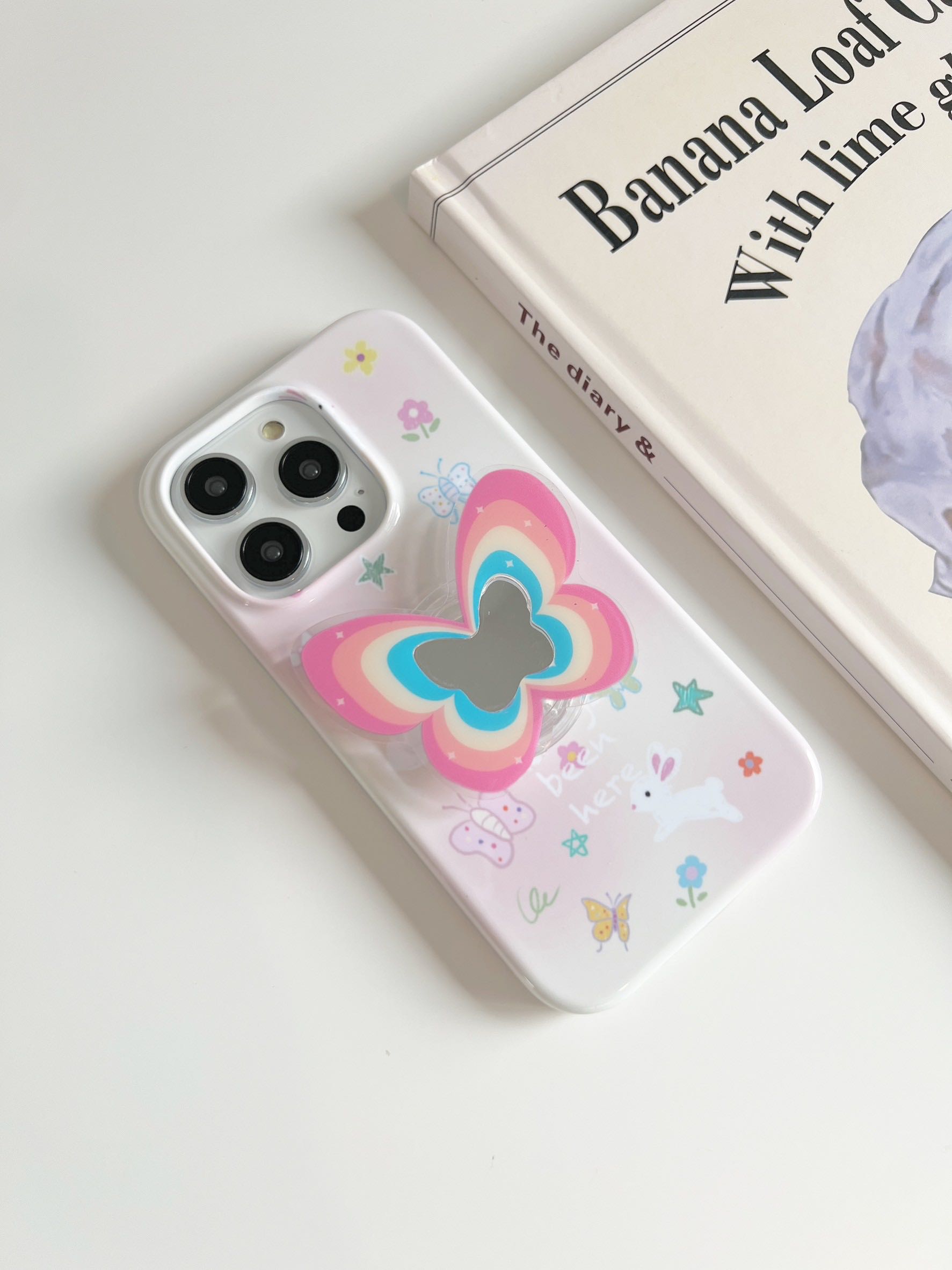 สอบถามก่อนกดสั่ง เคสกระต่าย เคสประกบ เคสผีเสื้อ holder griptok ไอริง สีรุ้ง เคสไอโฟน เคสiphone